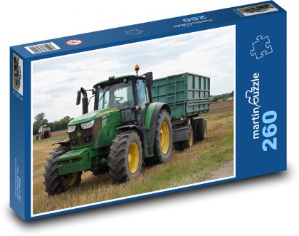 Traktor, pole, sklizeň - puzzle 260 dílků