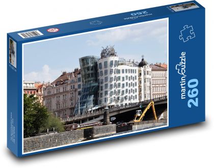 Praha - Tančící dům - puzzle 260 dílků