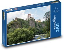 Vranov nad Dyjí - zamek Puzzle 260 elementów - 41x28,7 cm