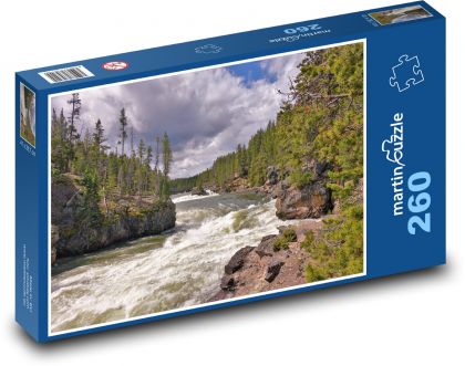 Yellowstone River - Puzzle 260 pieces, size 41x28.7 cm 