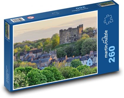 Anglie - hrad Durham - Puzzle 260 dílků, rozměr 41x28,7 cm