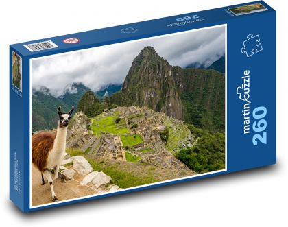 Peru - Machu Picchu, Lama - Puzzle - 260 Teile