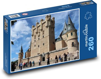 Španělsko - Segovia - Puzzle 260 dílků, rozměr 41x28,7 cm