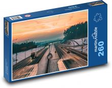 Diaľnice - autá, cesty Puzzle 260 dielikov - 41 x 28,7 cm