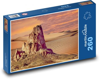 Púšť - duny, skaly - Puzzle 260 dielikov, rozmer 41x28,7 cm