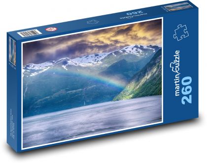 Fjords - Norway, sea - Puzzle 260 pieces, size 41x28.7 cm 