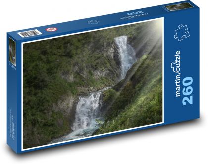 Wasserfälle - Licht, Landschaft - Puzzle - 260 Teile
