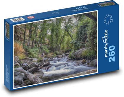 Vodopády - příroda, řeka - Puzzle 260 dílků, rozměr 41x28,7 cm