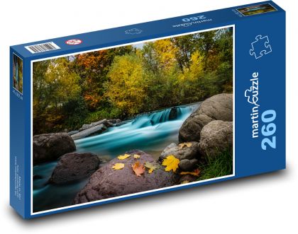 Herbst, Fluss, Wald - Puzzle - 260 Teile
