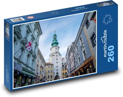 Městská věž - Pressburg, Bratislava - puzzle 260 dílků