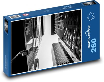 Frankfurt - Deutschland, Wolkenkratzer - Puzzle - 260 Teile