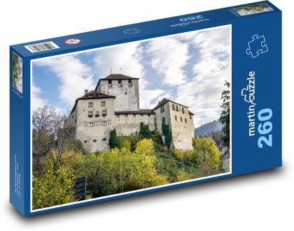 Castle - Feldkirch, Liechtenstein - Puzzle 260 pieces, size 41x28.7 cm 