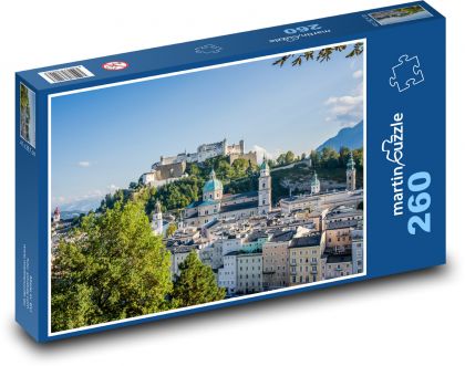 Salzburg - Rakousko, město - Puzzle 260 dílků, rozměr 41x28,7 cm