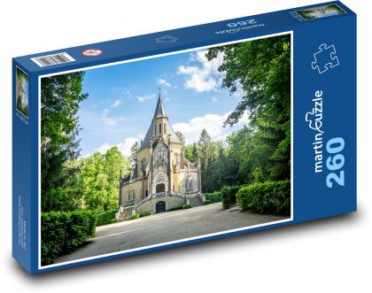 Schwarzenberská hrobka - Česká republika, hřbitov - Puzzle 260 dílků, rozměr 41x28,7 cm