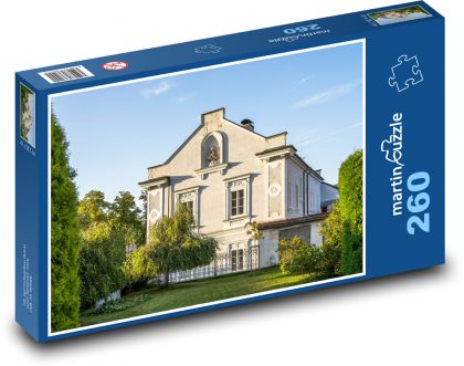 Vila - zahrada, dům - puzzle 260 dílků