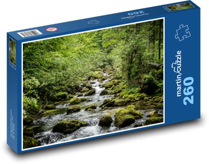 Divoká voda - tok, příroda - puzzle 260 dílků