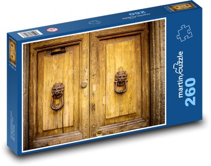 Doors - entrance, gate - Puzzle 260 pieces, size 41x28.7 cm 