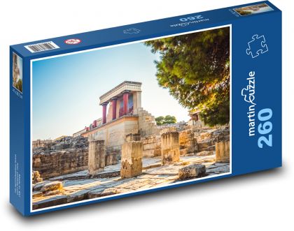 Kréta - ruiny chrámu, Grécko - Puzzle 260 dielikov, rozmer 41x28,7 cm