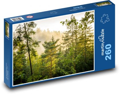 Les - mlha, Dolní Rakousy - puzzle 260 dílků