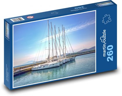 Schiffe - Segelboote, Hafen - Puzzle - 260 Teile