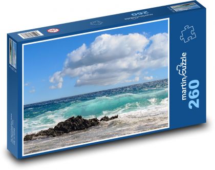 Waves in the ocean - sea, beach - Puzzle 260 pieces, size 41x28.7 cm 