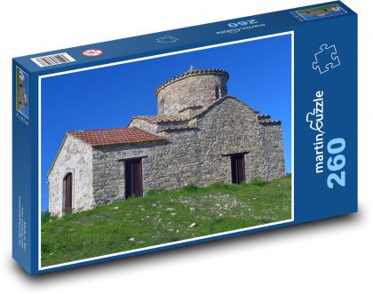 Zypern - Kato Lefkara, Kirche - Puzzle - 260 Teile