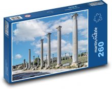 Starożytne ruiny - filary, archeologia Puzzle 260 elementów - 41x28,7 cm
