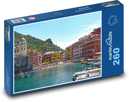 Vernazza - Italy, buildings - Puzzle 260 pieces, size 41x28.7 cm 