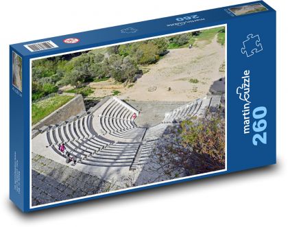 Amfiteátr - divadlo, park - Puzzle 260 dílků, rozměr 41x28,7 cm