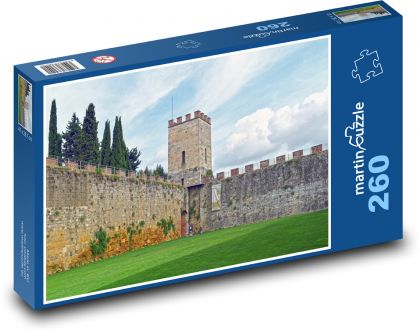Fortress - tower, Italy - Puzzle 260 pieces, size 41x28.7 cm 