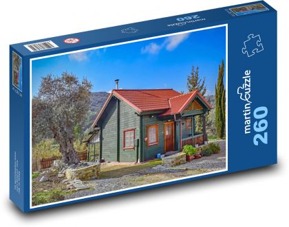 Venkovský dům - chalupa, domov - puzzle 260 dílků