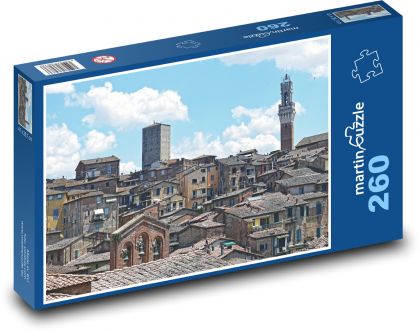 Siena - Italy, old town - Puzzle 260 pieces, size 41x28.7 cm 