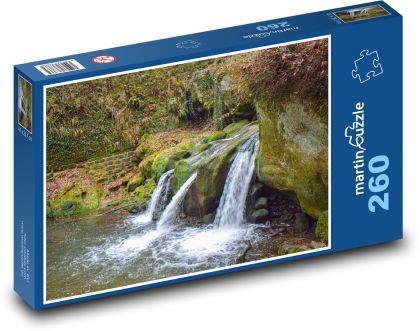 Waterfall - nature, river - Puzzle 260 pieces, size 41x28.7 cm 