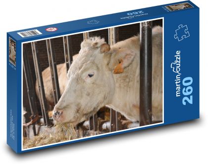 Kráva - zvíře, farmo - puzzle 260 dílků
