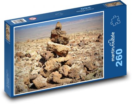 Kamene - horniny, more - Puzzle 260 dielikov, rozmer 41x28,7 cm