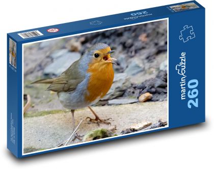 Cervenka - bird, grazing - Puzzle 260 pieces, size 41x28.7 cm 