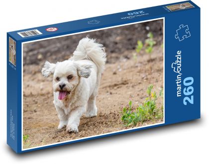 Psí mazlíček - pes, roztomilý - Puzzle 260 dílků, rozměr 41x28,7 cm