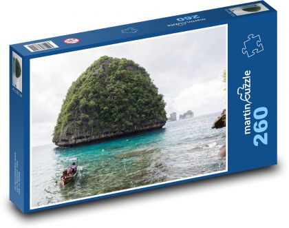 Phi Phi ostrovy - Thajsko, moře - Puzzle 260 dílků, rozměr 41x28,7 cm