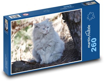 Kočka - domácí mazlíček, zvíře - Puzzle 260 dílků, rozměr 41x28,7 cm