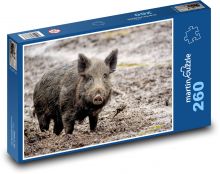 Divoké prasa - diviak, kanec Puzzle 260 dielikov - 41 x 28,7 cm 