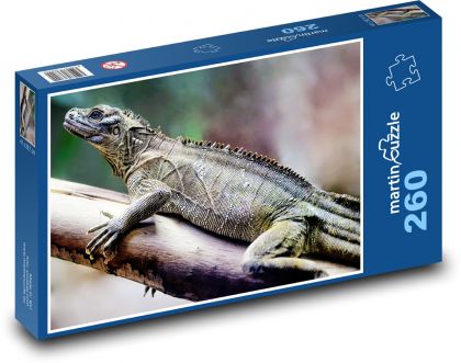 Ještěrka - plaz, zvíře - puzzle 260 dílků