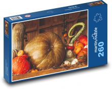 Obrie tekvica - jeseň, zber Puzzle 260 dielikov - 41 x 28,7 cm 