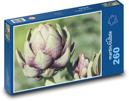 Karczochy - warzywa, żywność - Puzzle 260 elementów, rozmiar 41x28,7 cm