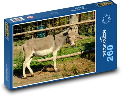 Donkey - animal, mammal - Puzzle 260 pieces, size 41x28.7 cm 