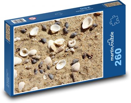 Muscheln - Sand, Sommer - Puzzle - 260 Teile