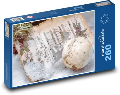 Christmas theme - Christmas, Silent Night - Puzzle 260 pieces, size 41x28.7 cm 