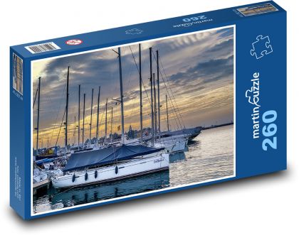 Yachten auf See - Boote, Hafen - Puzzle - 260 Teile