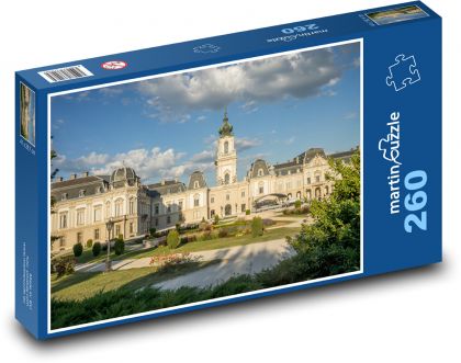 Keszthely - zámek, Maďarsko - Puzzle 260 dílků, rozměr 41x28,7 cm