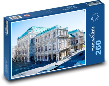 Státní opera Vídeň - Rakousko, divadlo - Puzzle 260 dílků, rozměr 41x28,7 cm