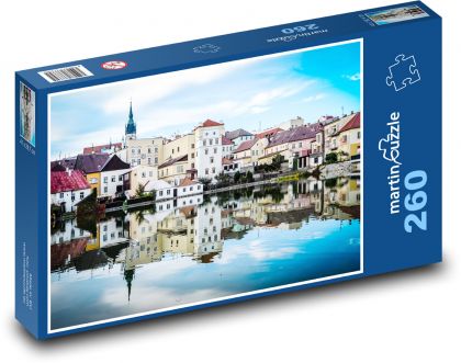 Jindřichův Hradec - Czechy, miejsc. - Puzzle 260 elementów, rozmiar 41x28,7 cm